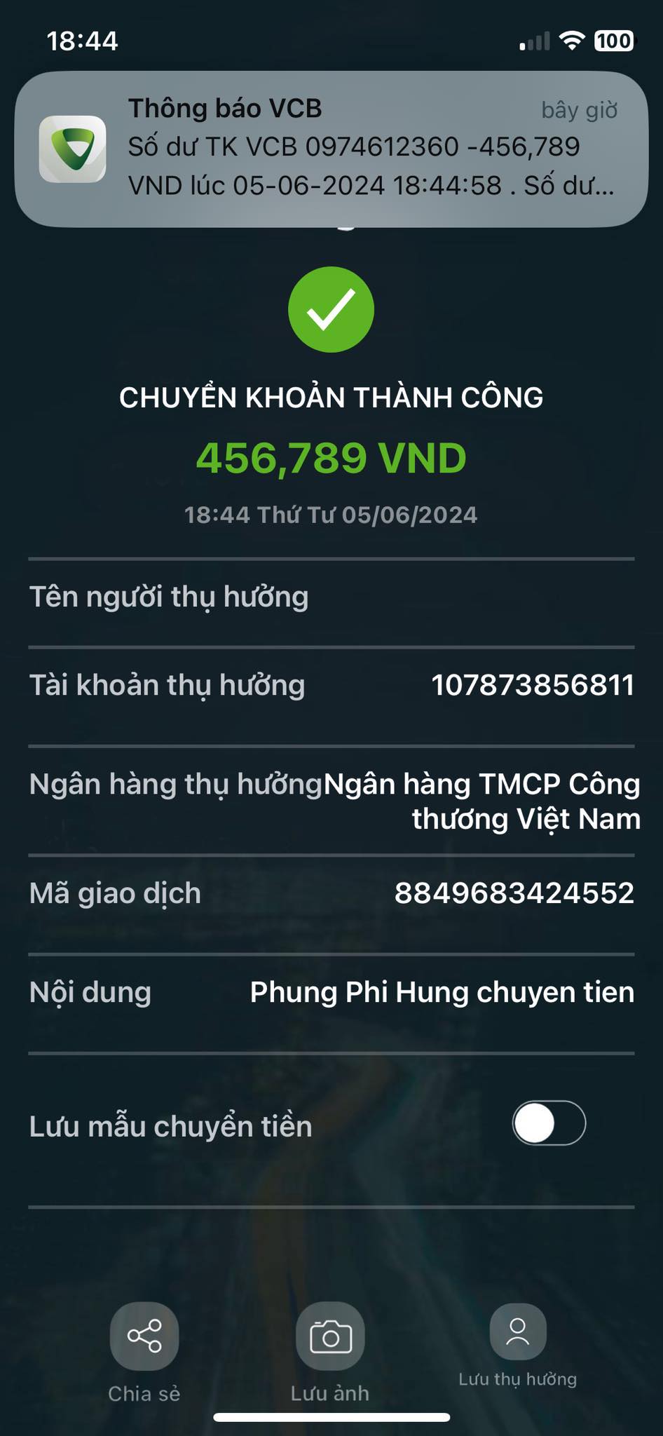 IPA VIETCOMBANK FAKE MIỄN PHÍ ( IOS )