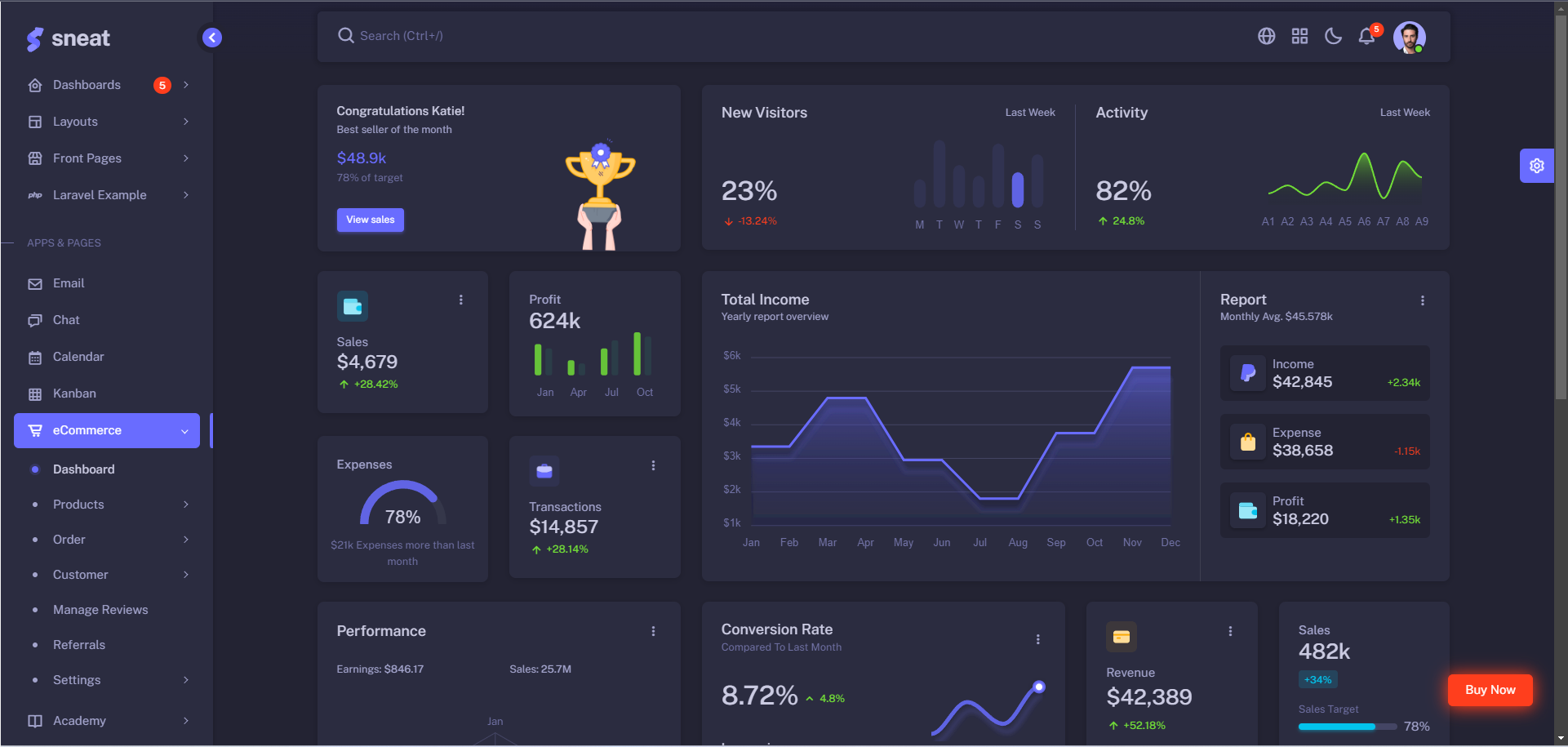 Sneat Bootstrap 5 HTML Admin Template