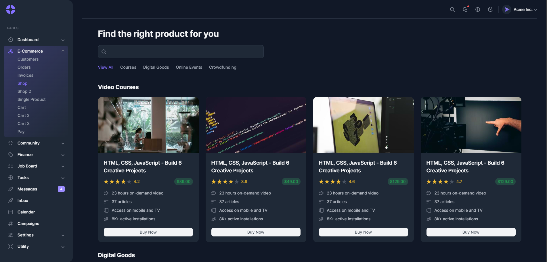 SHARE TEMPLATE DASHBOARD MOSAIC GIỐNG TRANG FAKEBILLCK.COM